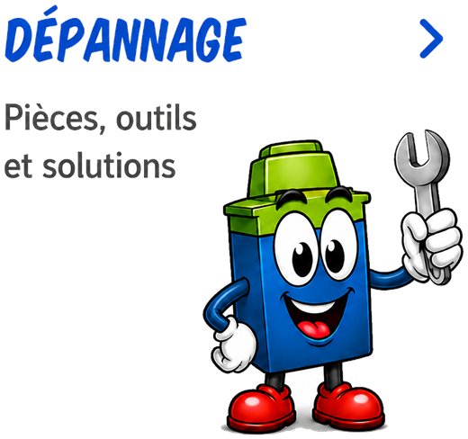 Dépannage, pièces, outils et solutions