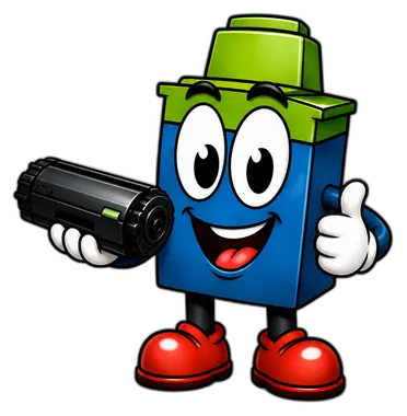 Mascotte Encros avec toner