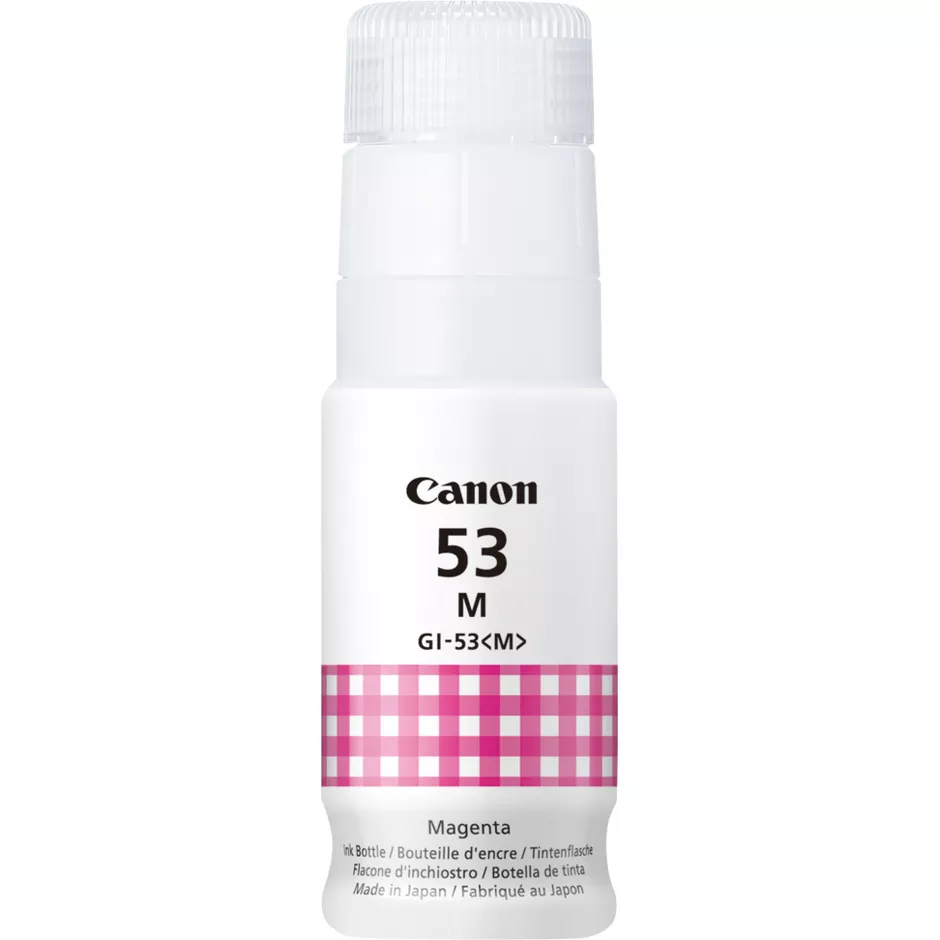Canon GI-53M - Bouteille d’encre magenta d’origine, 60 ml