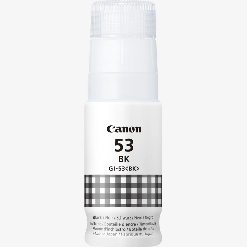 Canon GI-53BK - Bouteille d’encre noire d’origine, 60 ml