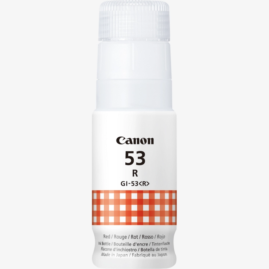Canon GI-53R - Bouteille d’encre rouge d’origine, 60 ml