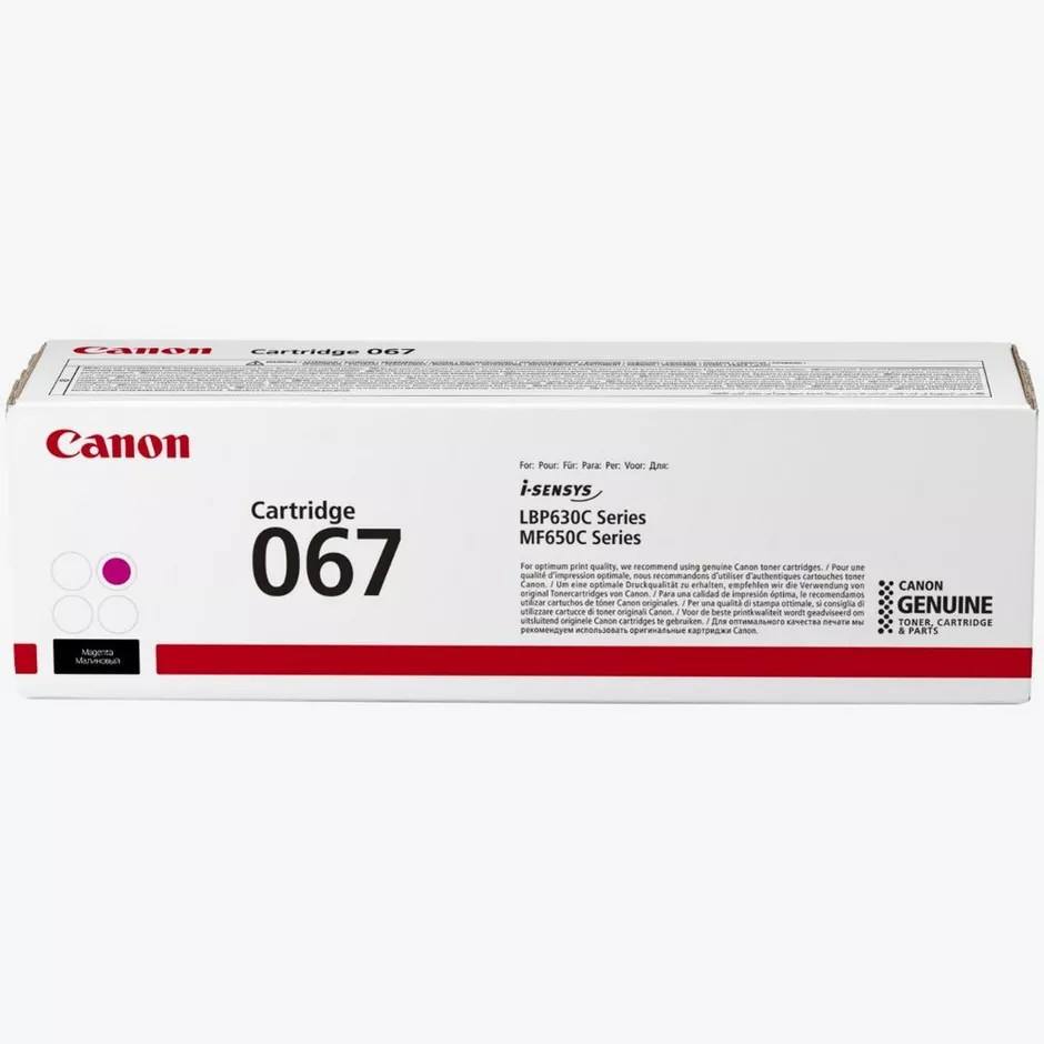 Canon 067 - Toner magenta d’origine, 1 250 pages