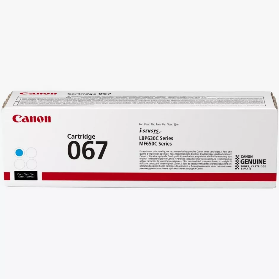 Canon 067 - Toner cyan d’origine, 1 250 pages
