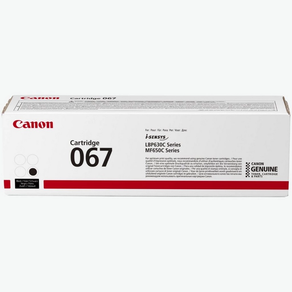 Canon 067 - Toner noir d’origine, 1 350 pages