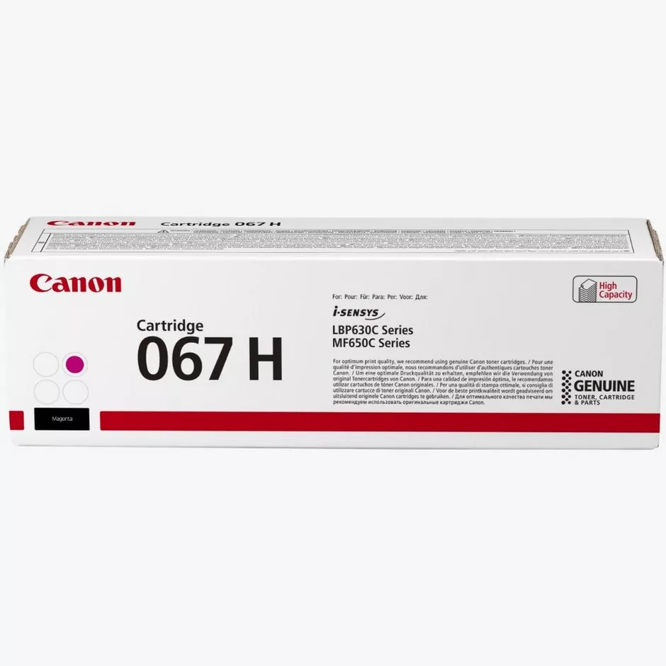 Canon 067H - Toner magenta d’origine, 2 350 pages