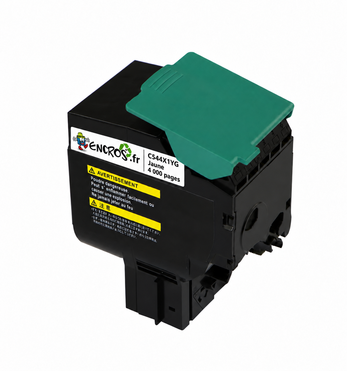 Lexmark C544X1YG - Toner compatible remanufacturé jaune, 4 000 pages
