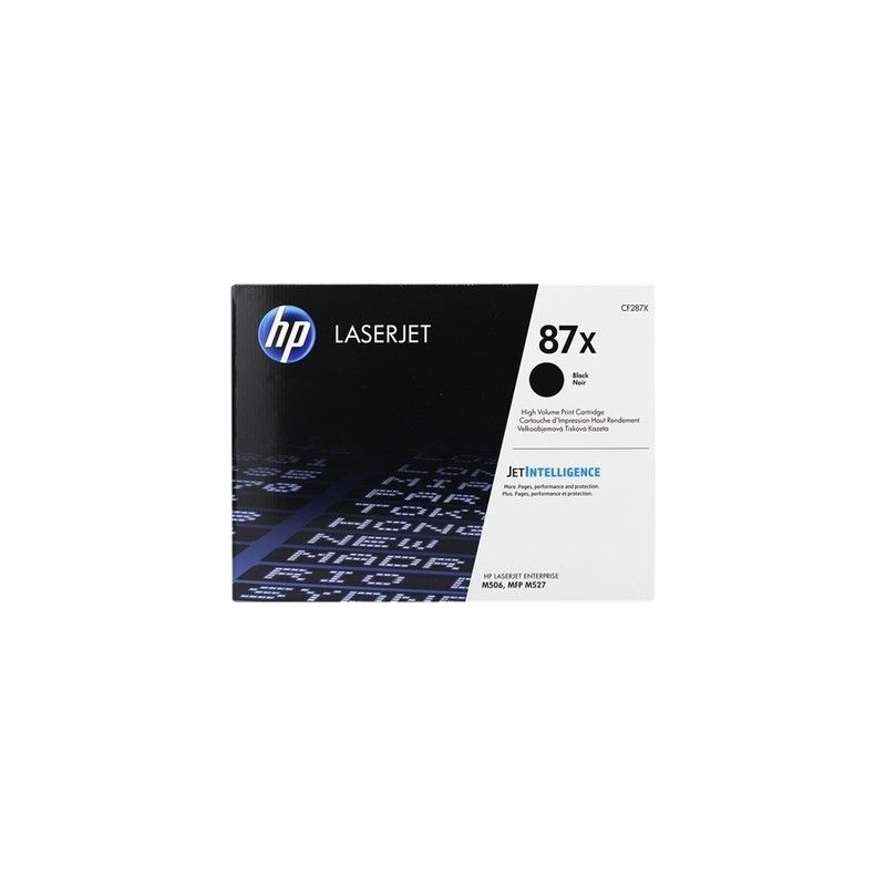 HP 87X CF287X - Toner noir original, 18000 pages