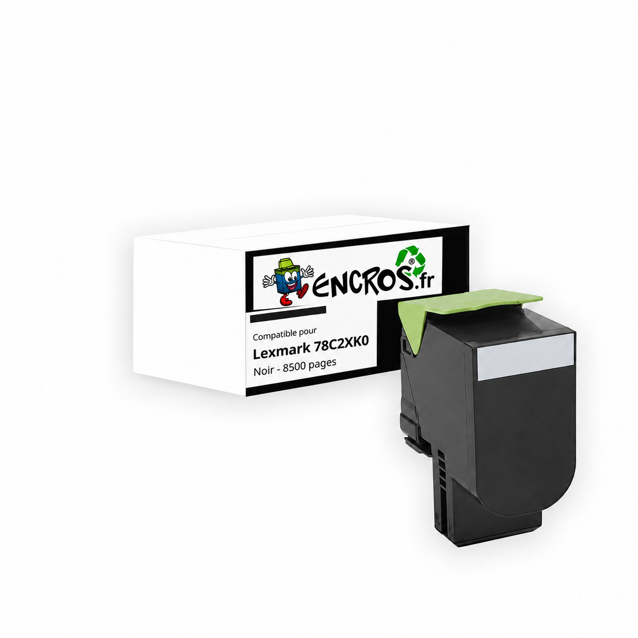 Lexmark 78C2XK0 - Toner compatible noir, 8500 pages