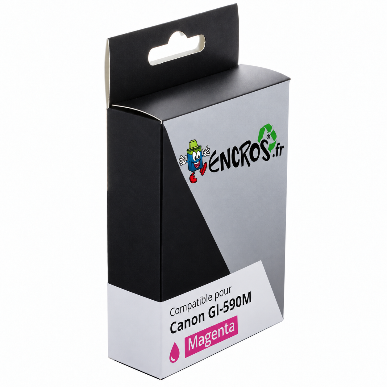 Canon GI-590M - Bouteille d’encre magenta compatible, 70 ml