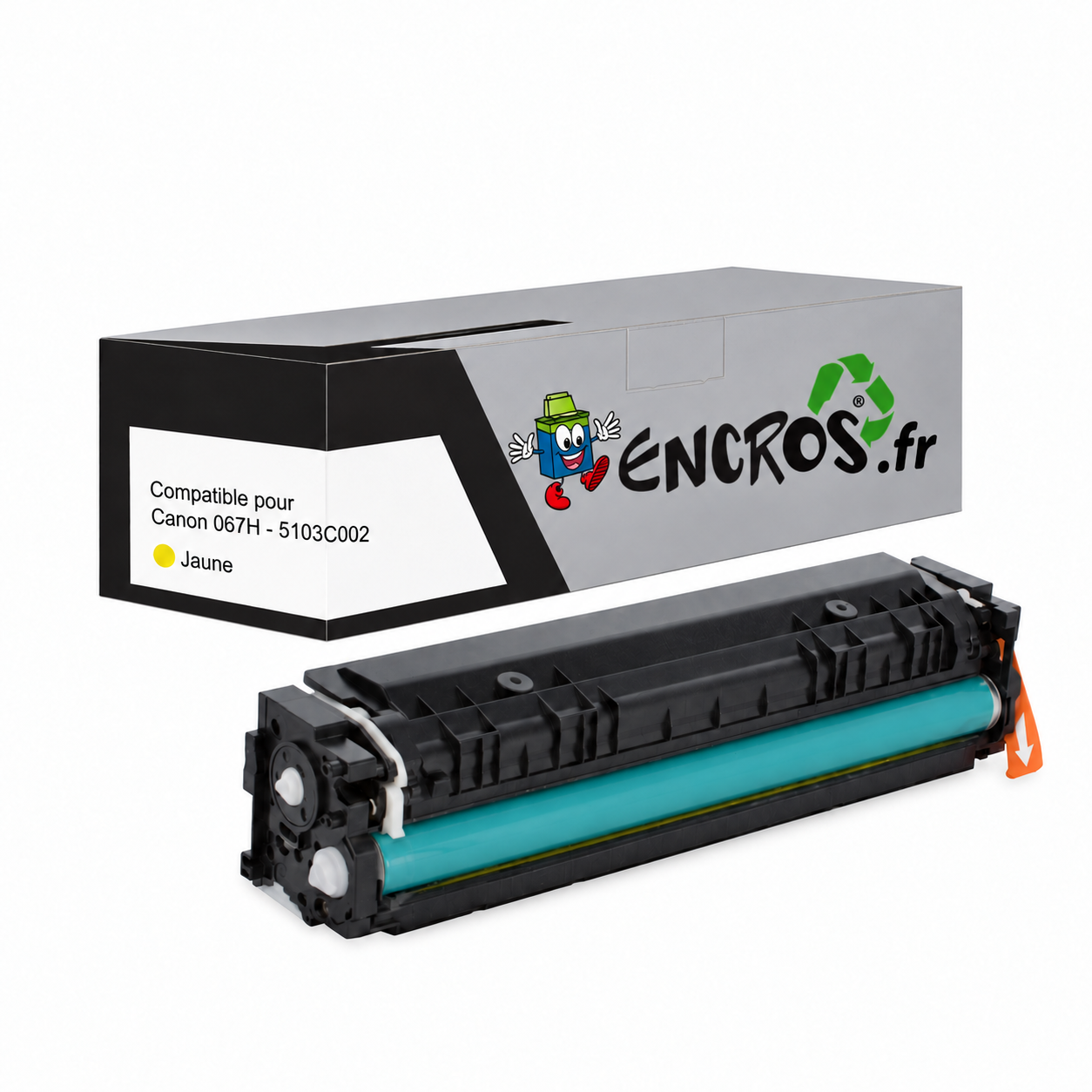 Canon 067H - Toner compatible jaune, 2 350 pages