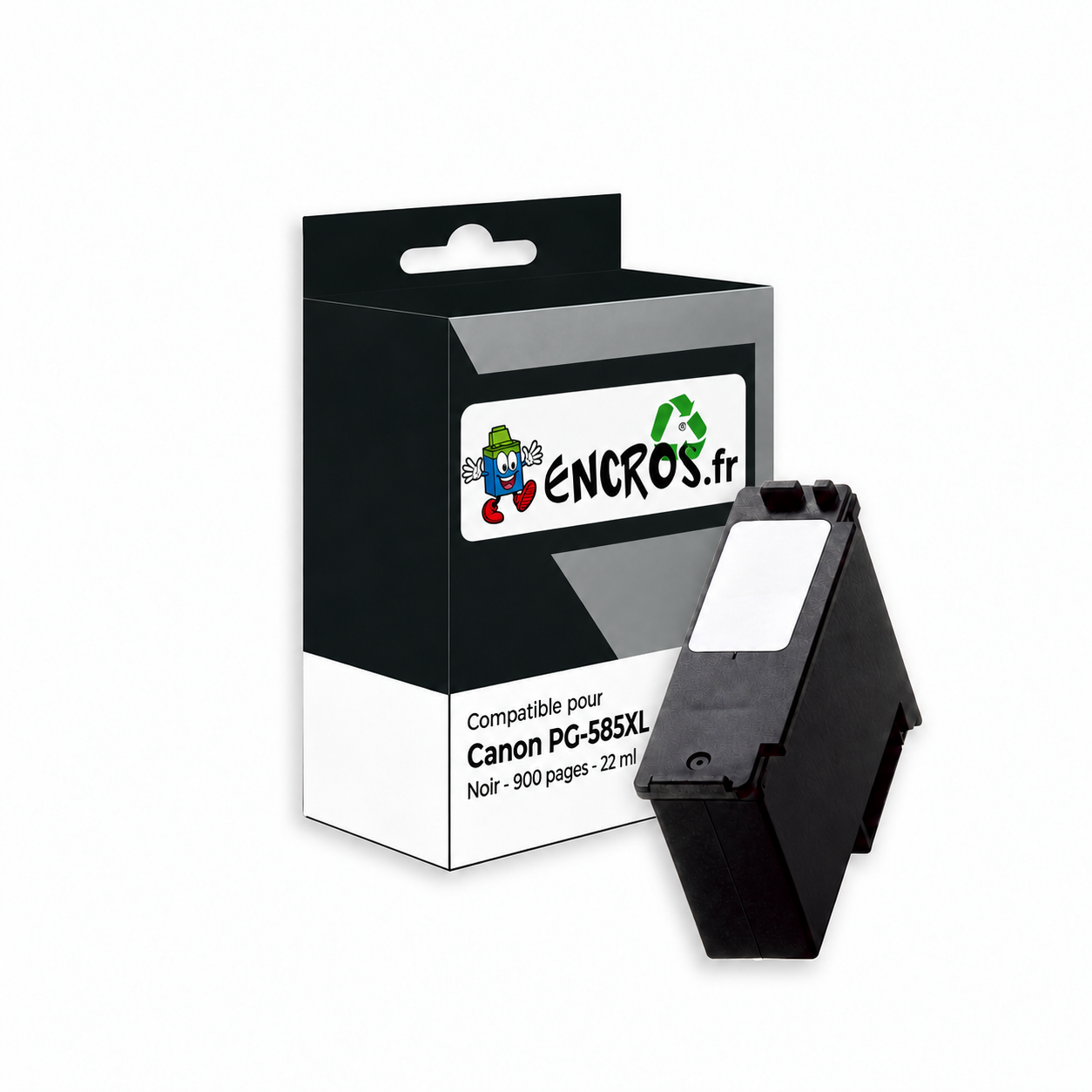 Canon PG-585XL - Cartouche compatible noire, 22 ml, 900 pages