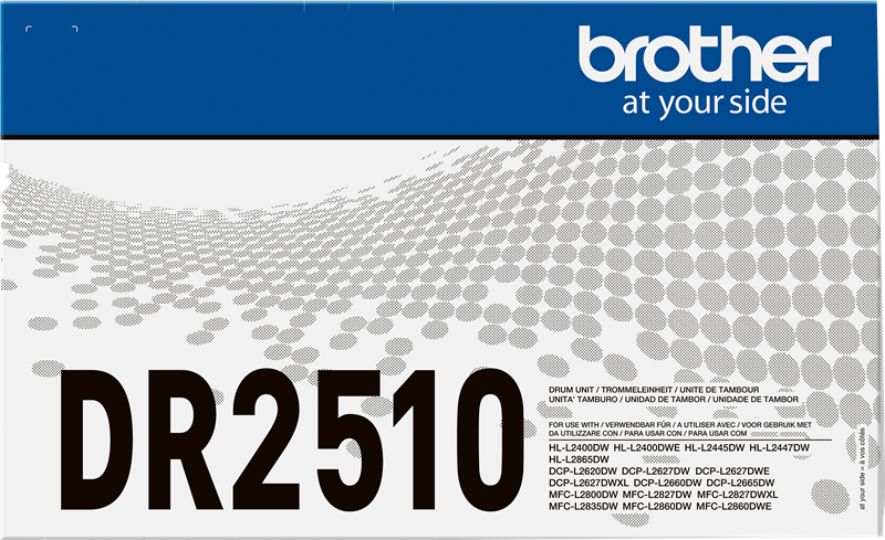 Brother DR-2510 - Tambour original noir, 15 000 pages