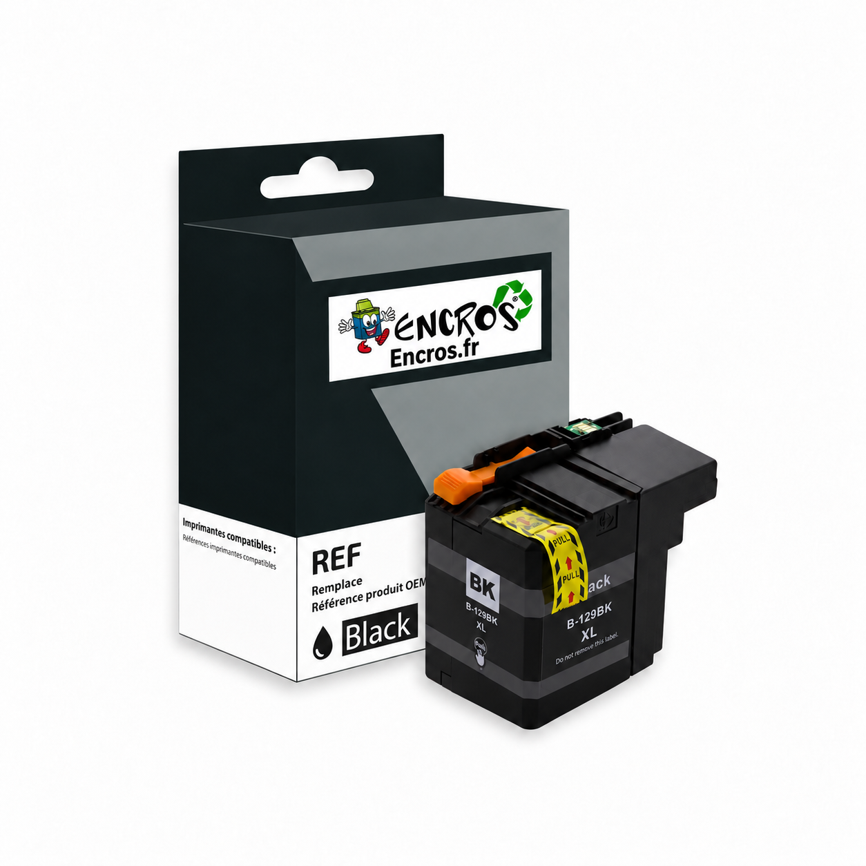 Brother LC129XL - Cartouche compatible noire, 58 ml, 2 500 pages