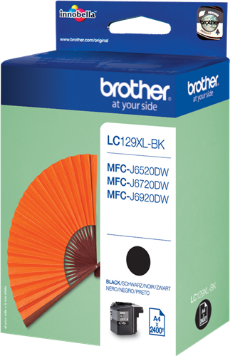 Brother LC129XLBK - Cartouche noire originale XL, 2 400 pages
