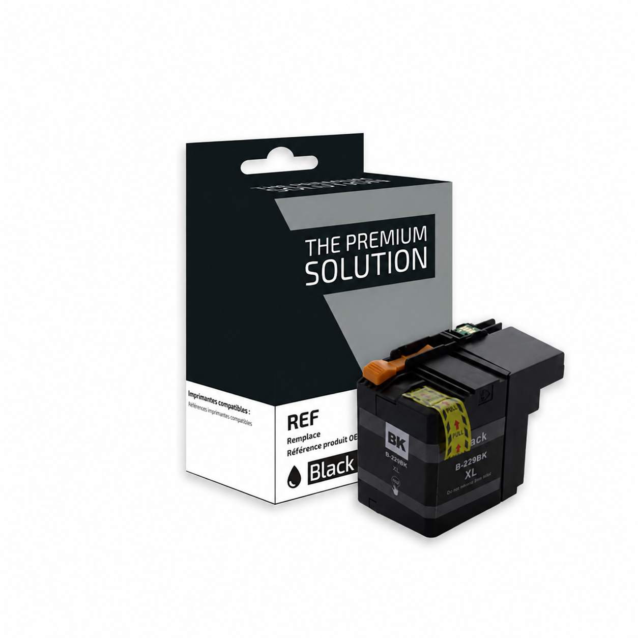 Brother LC229XLBK - Cartouche compatible noire, 2 400 pages