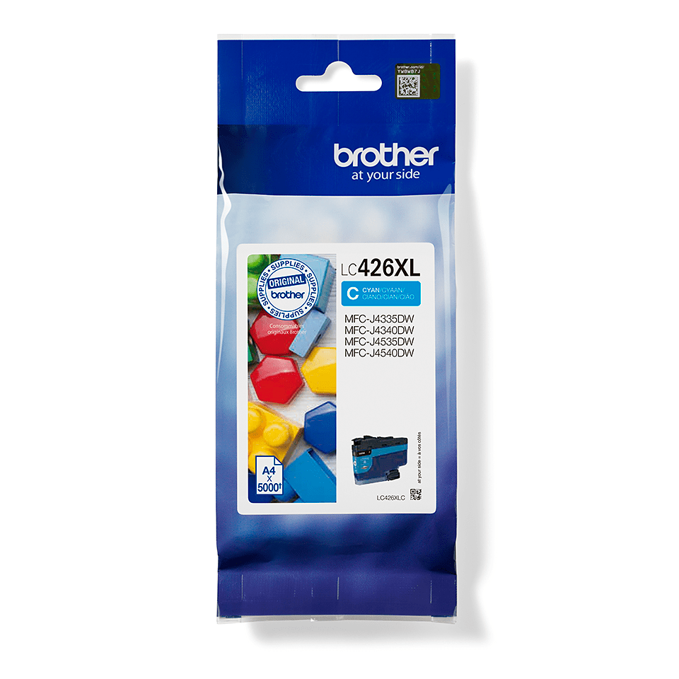 Brother LC426XLC - Cartouche cyan originale XL, 5 000 pages