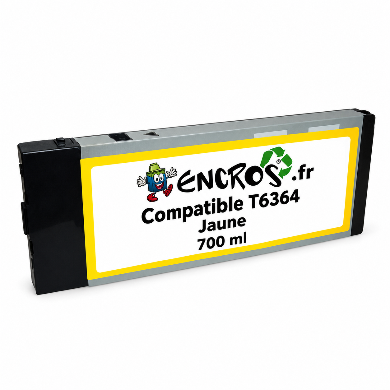 Epson T6364 - Cartouche compatible jaune, 700 ml
