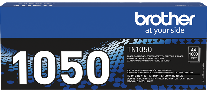 Brother TN1050 - Toner noir original, 1000 pages