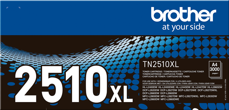 Brother TN-2510XL - Toner original noir, 3000 pages