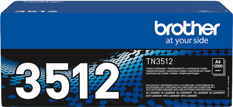 Brother TN3512 - Toner noir original, 12000 pages