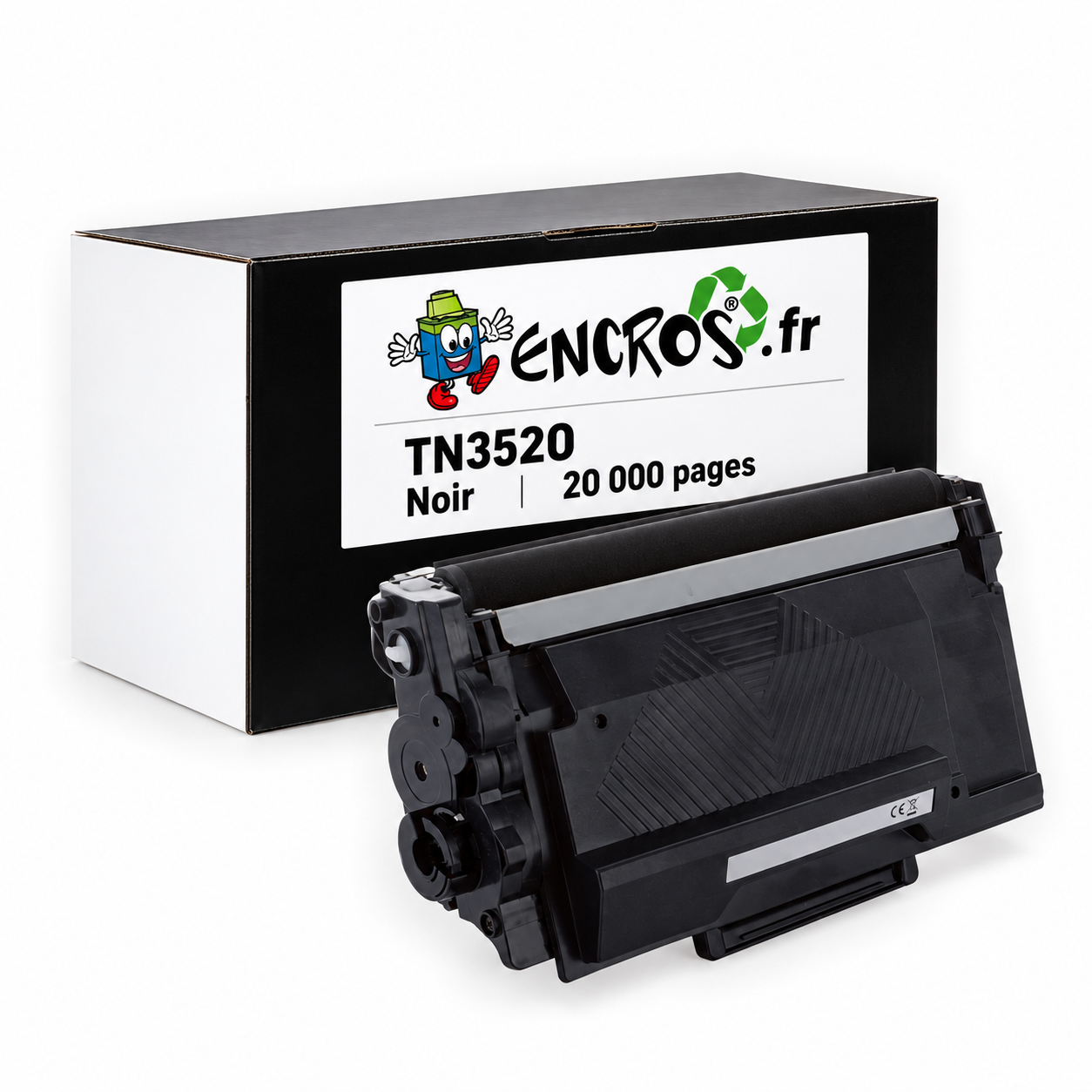 Brother TN3520 - Toner compatible noir, 20000 pages