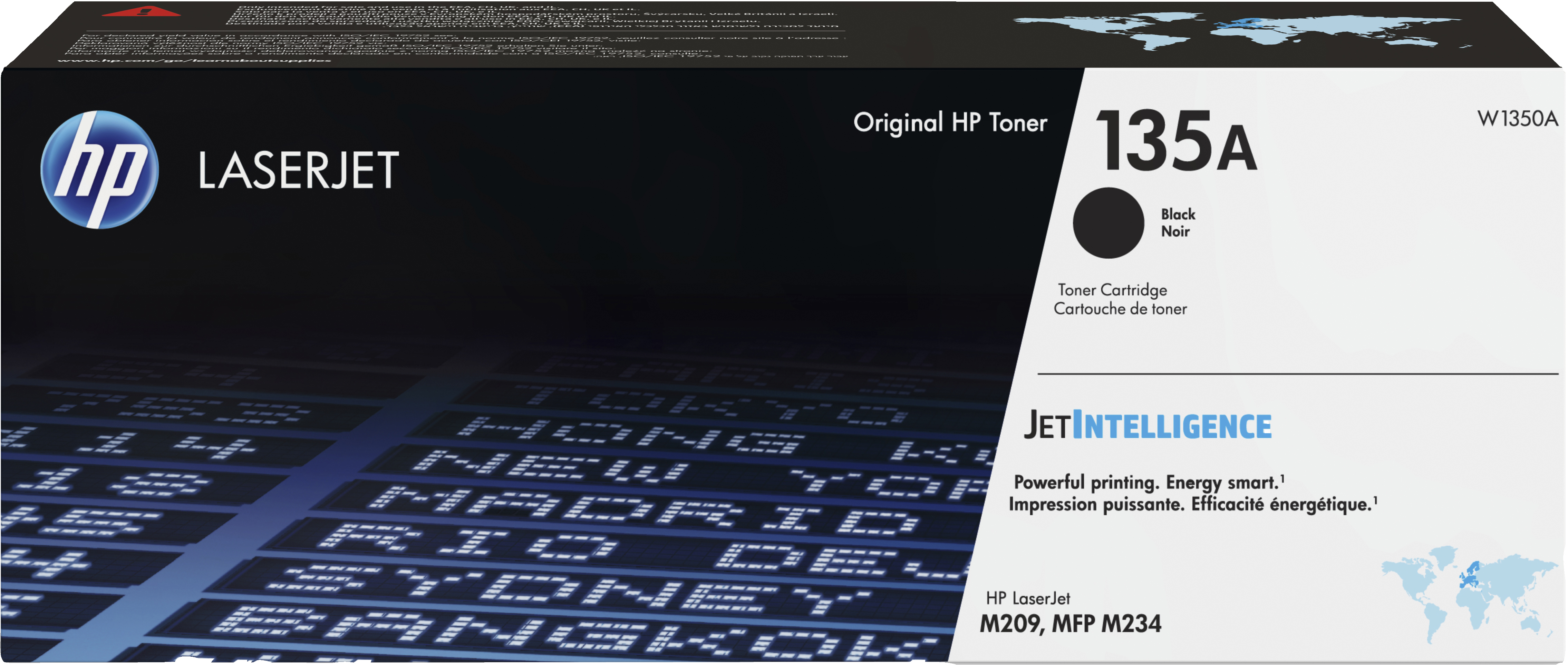 HP 135A W1350A - Toner noir original, 1100 pages