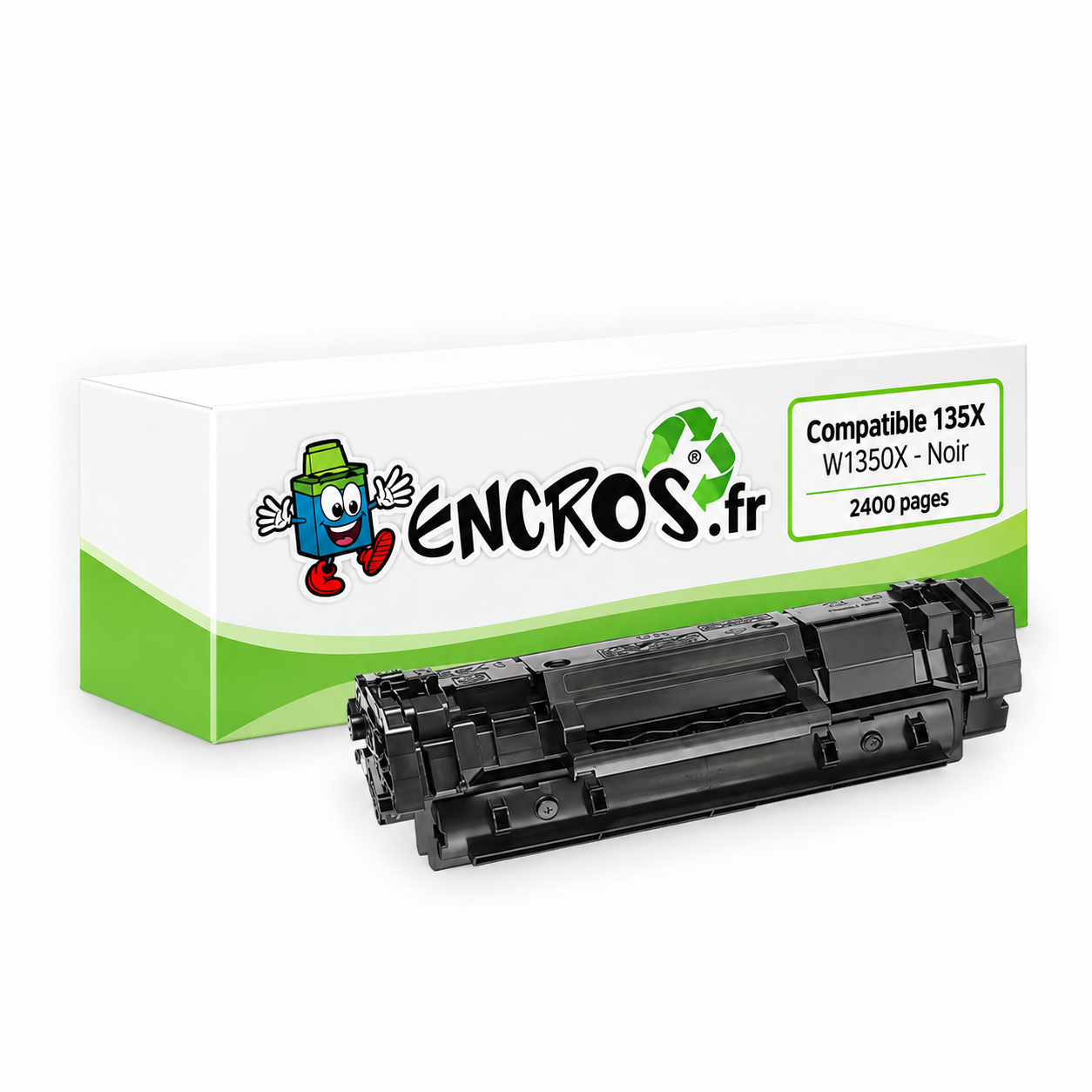 HP 135X W1350X - Toner compatible noir, 2400 pages