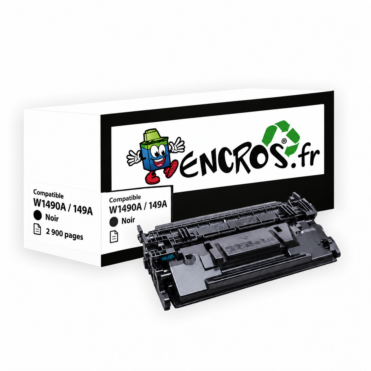 HP 149A W1490A - Toner noir compatible, 2900 pages