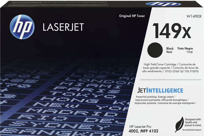 HP 149X W1490X - Toner noir original, 9500 pages