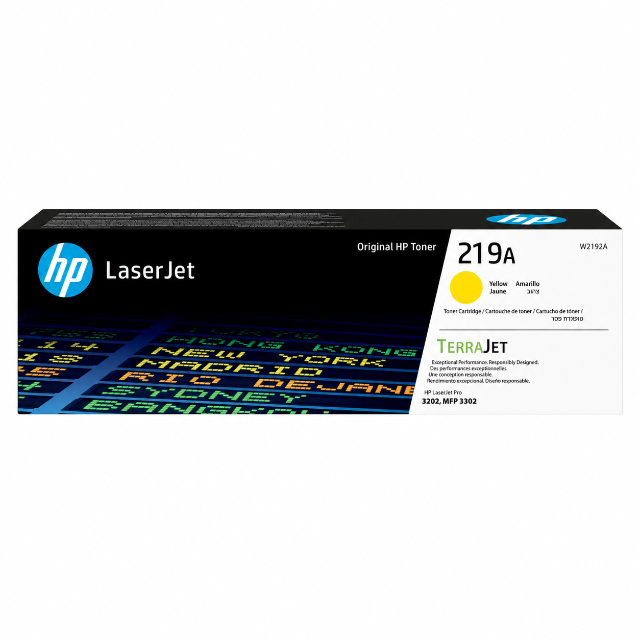 HP219A W2192A - Toner original jaune, 1200 pages