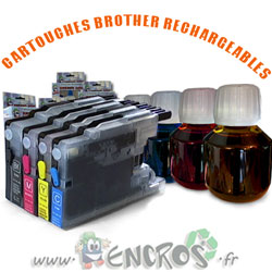 Pack Cartouches Rechargeables Brother