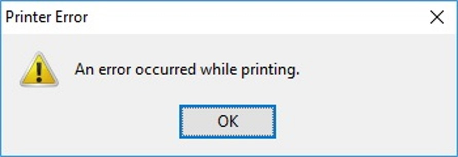erreur imprimante