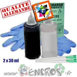 Kit de recharge toner compatible Noir pour imprimante BROTHER DCP