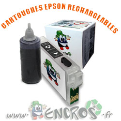Epson WF 2860DWF : Kit Cartouche Rechargeable EPSON 502 Noire 
