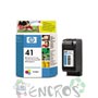 HP 41 - Cartouche d'encre HP numero41 51641AE couleur
