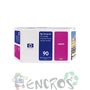 HP 90 - Cartouche d'encre HP numero90 C5063A magenta (400ml)