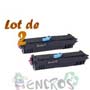 Sagem TNR370D - LOT de 2 toners Sagem TNR-370D 251533076 noirs