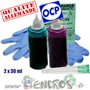 Kit Encre 2x30ML MAGENTA+CYAN LIGHT universelles pour BROTHER