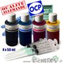 Kit Encre 4x50ML Couleurs 1er PRIX compatible CANON IP