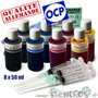 Kit Encre 8x50ML Couleurs universelles pour HP