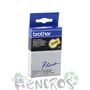 Ruban lamine Brother TC-691 9mm noir/jaune