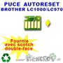 Puce Auto-Reset BROTHER LC1000/970 jaune