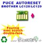 Puce Auto-Reset BROTHER LC125/129 magenta