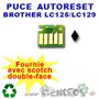 Puce Auto-Reset BROTHER LC125/129 noire