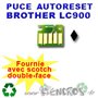 Puce Auto-Reset BROTHER LC900 noire