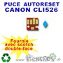 Puce Auto-Reset CLI526 Canon cyan