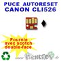Puce Auto-Reset Canon CLI526 noire