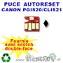 Puce Auto-Reset Canon PGI-520 noire