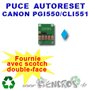 Puce Auto-Reset Canon CLI551 cyan