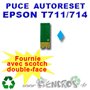 Puce Auto-Reset EPSON T0712 cyan